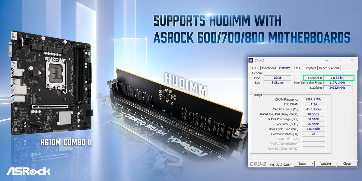 ASRock HUDIMM standard
