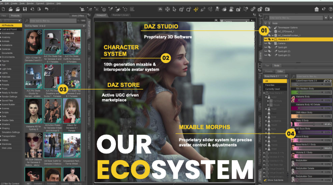 DAZ 3D Launches Daz Studio 6, the Next Generation of Its Flagship 3D Creation Platform