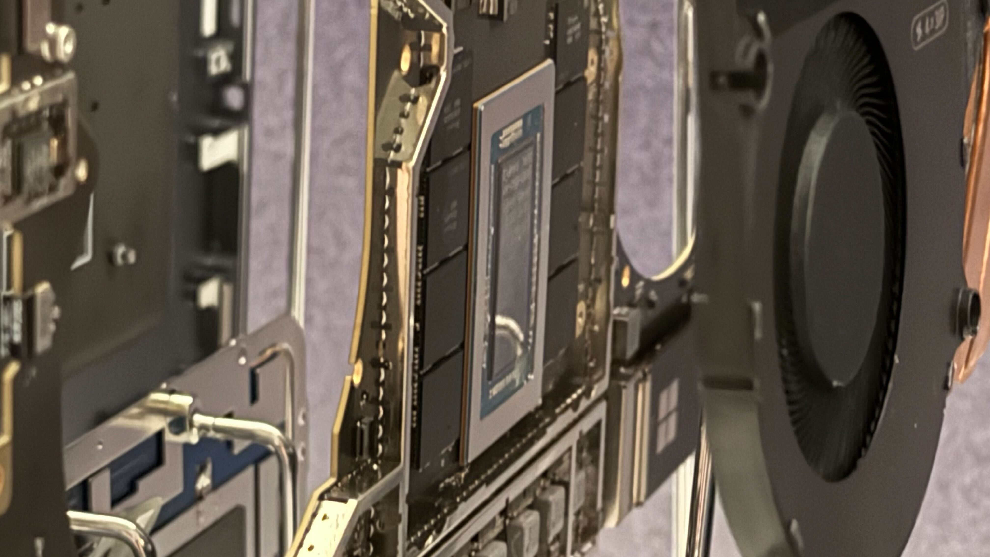 Internals of Surface Laptop Ultra with RTX Spark