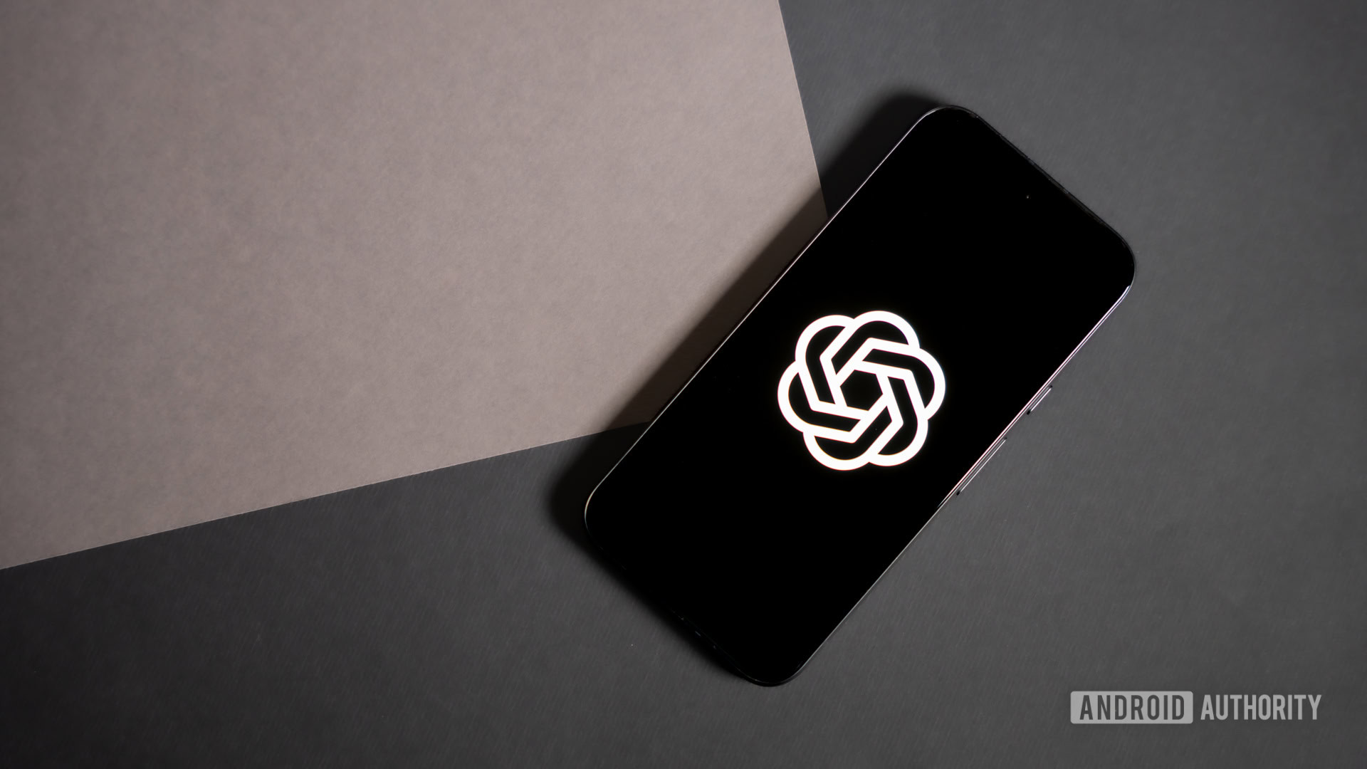 Open AI ChatGPT logo on phone stock photo 7
