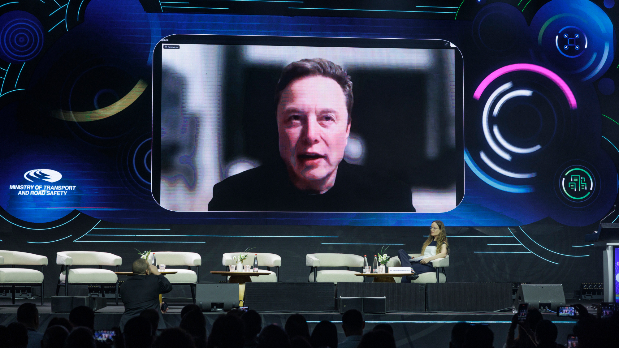 Elon Musk on screen