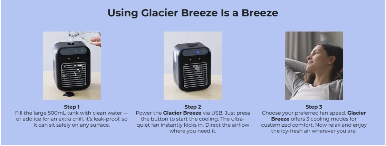 Glacier Breeze Portable AC [Urgent Report]: Staying Cool This Summer with Qinux BreezaMax Portable Air Conditioner