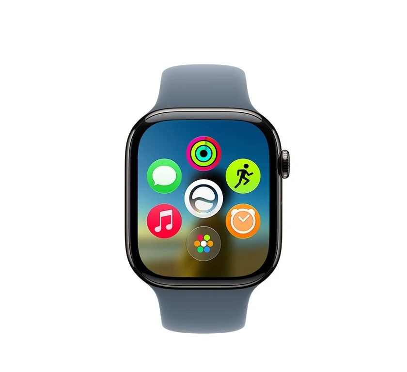 An image of the watchOS 27 Dynamic App grid.