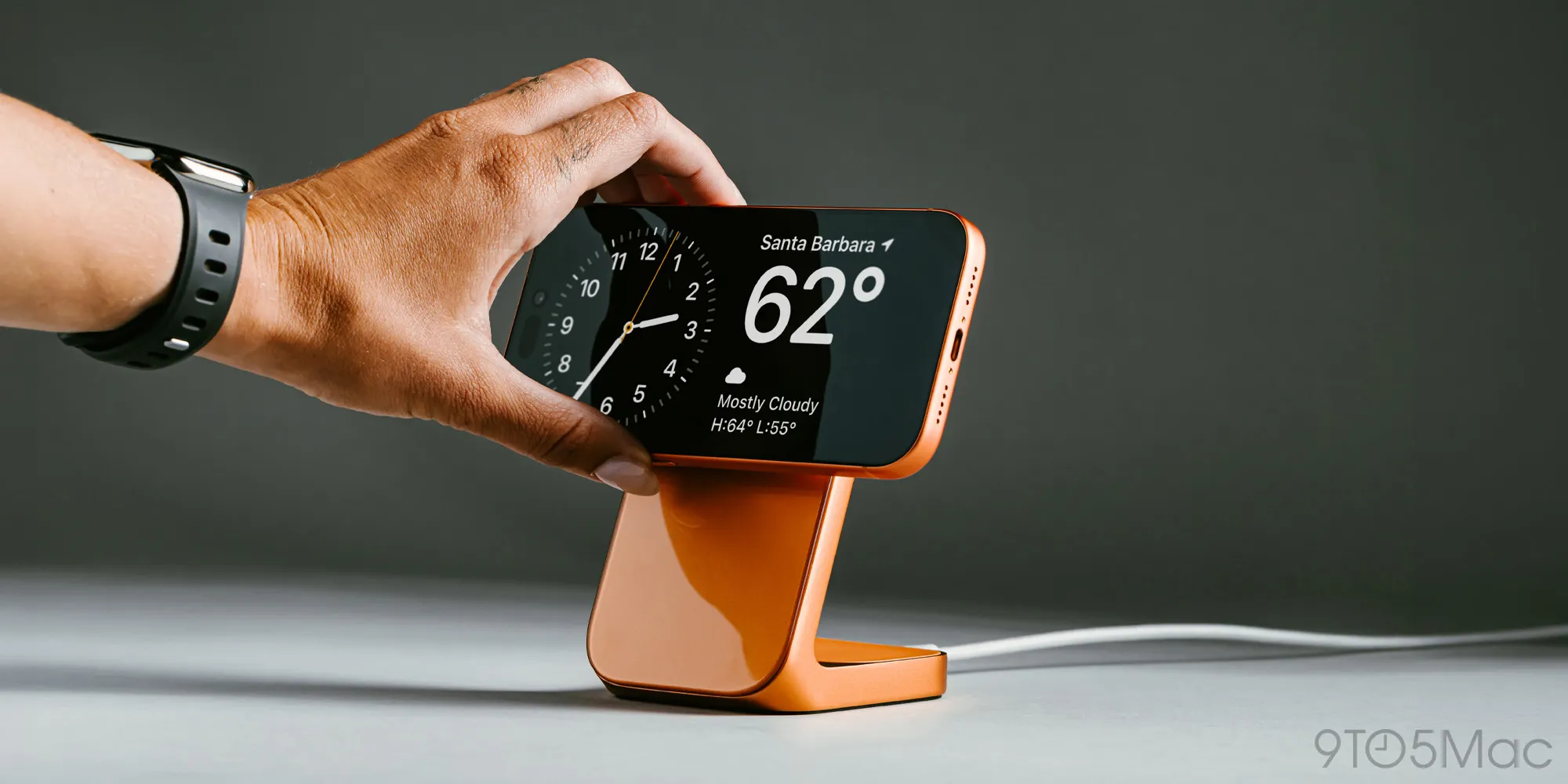 Nomad debuts limited edition Stand One in color-matching Stellar Orange