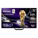 Hisense 75" U7 Mini-LED ULED 4K UHD Best Premium Gaming Smart Fire TV (75U7SF, 2026 New) - Hi-QLED, Native 165Hz, VRR 330, HDR10+, Dolby Vision IQ &middot; Atmos, IMAX Enhanced, Anti-Reflection, 2.1.2 Ch