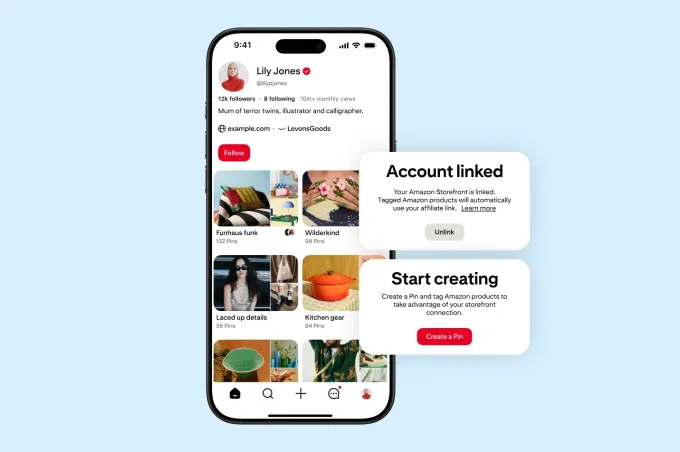 Pinterest bets on creators with Amazon Storefront integration