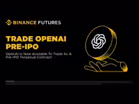 Binance extends pre-IPO perpetual lineup to OpenAI after SpaceX success