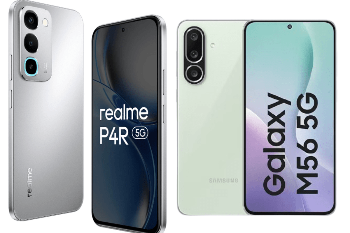 Realme P4R VS Samsung Galaxy M56 – Best Phone under 25k