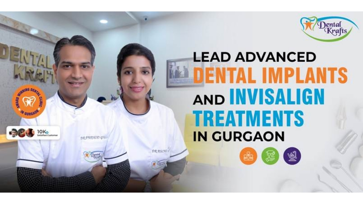 Dental Krafts Lead Advanced Dental Implants and Invisalign Treatments in Gurgaon