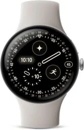 google pixel watch 4 against a white background
