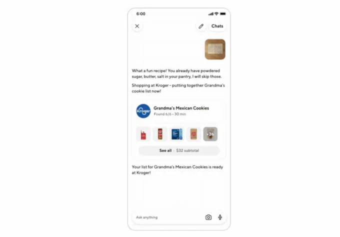 DoorDash’s new AI chatbot lets you order with prompts and photos