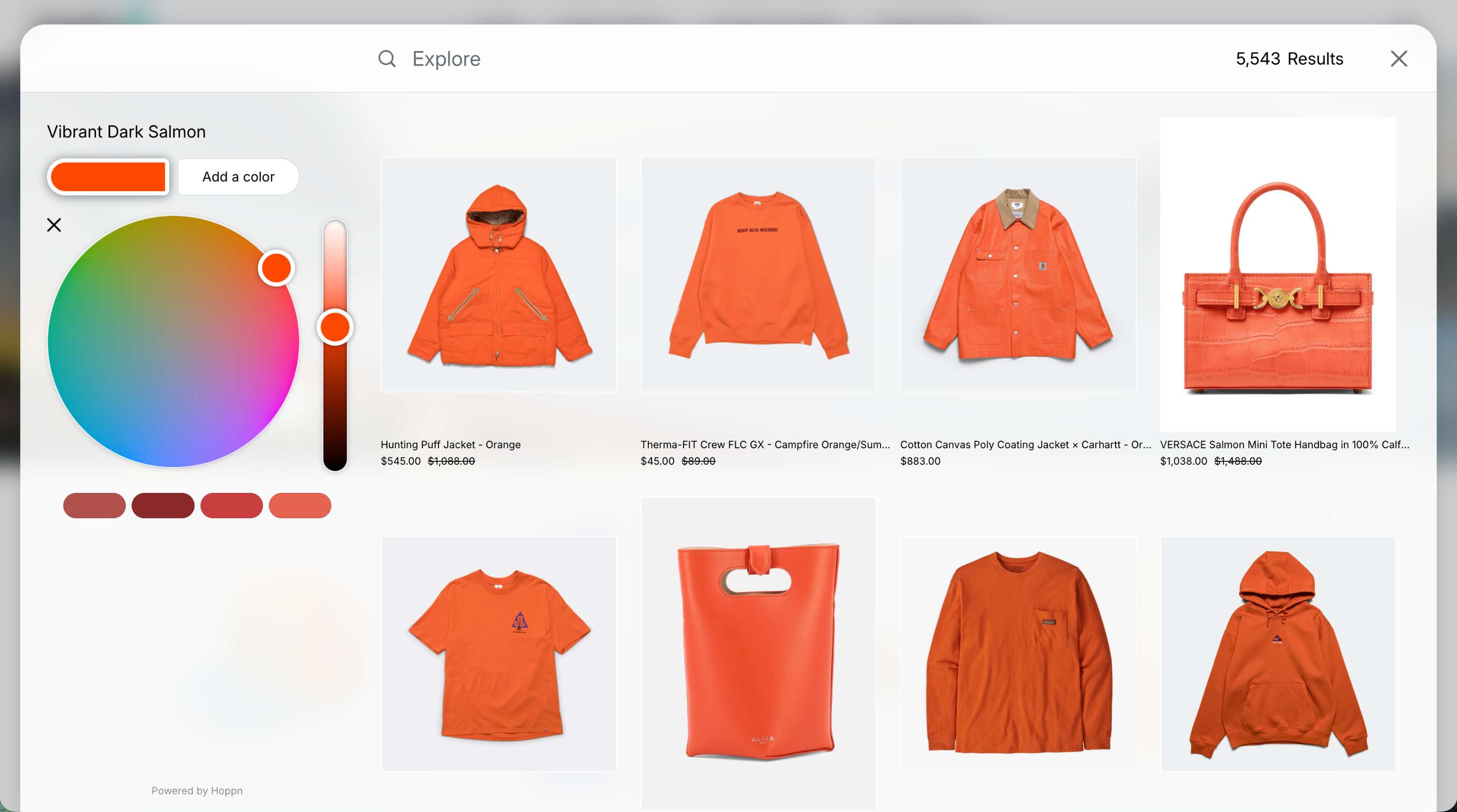 Hoppn Shop by Color Search Technology is Available to Shopify Merchants