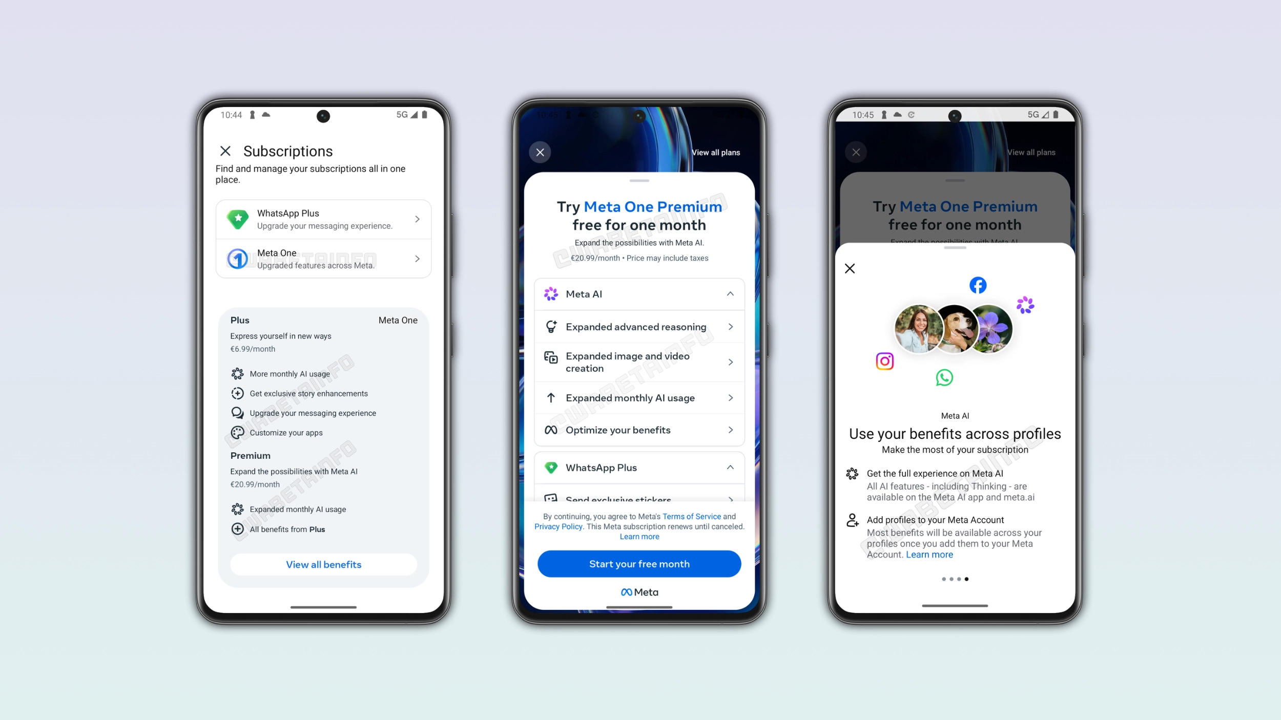 WhatsApp is testing Meta One subscription plans for Android