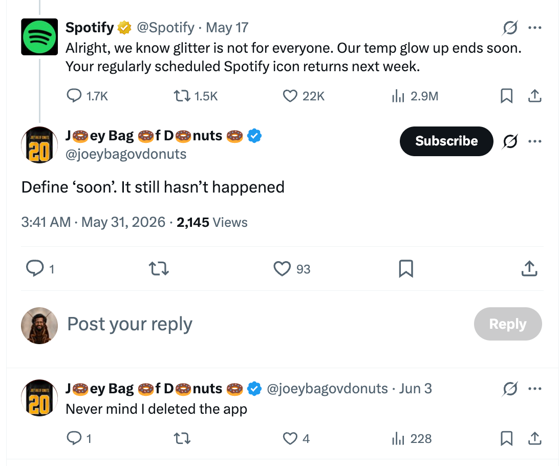 Spotify’s hated disco ball icon is finally gone for good