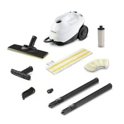 K&auml;rcher SC3 Steam Cleaner with Attachments, Multi Purpose Power Steamer &ndash; Chemical-Free, 40 Sec Heat-Up, Continuous Steam - for Grout, Tile, Hard Floors, Appliances & More - White