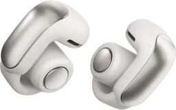 bose ultra open earbuds against a white background