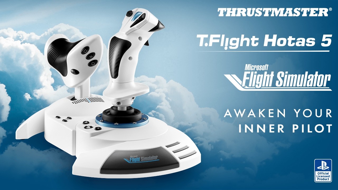 T.Flight Hotas 5 Microsoft Flight Simulator Edition | Thrustmaster - YouTube