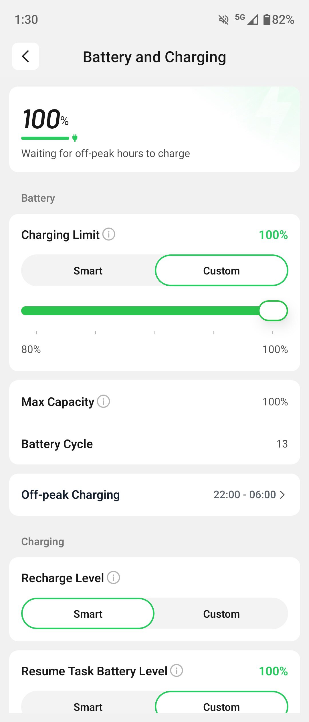 Screenshot of the updated Mammotion app, as of May 2026.