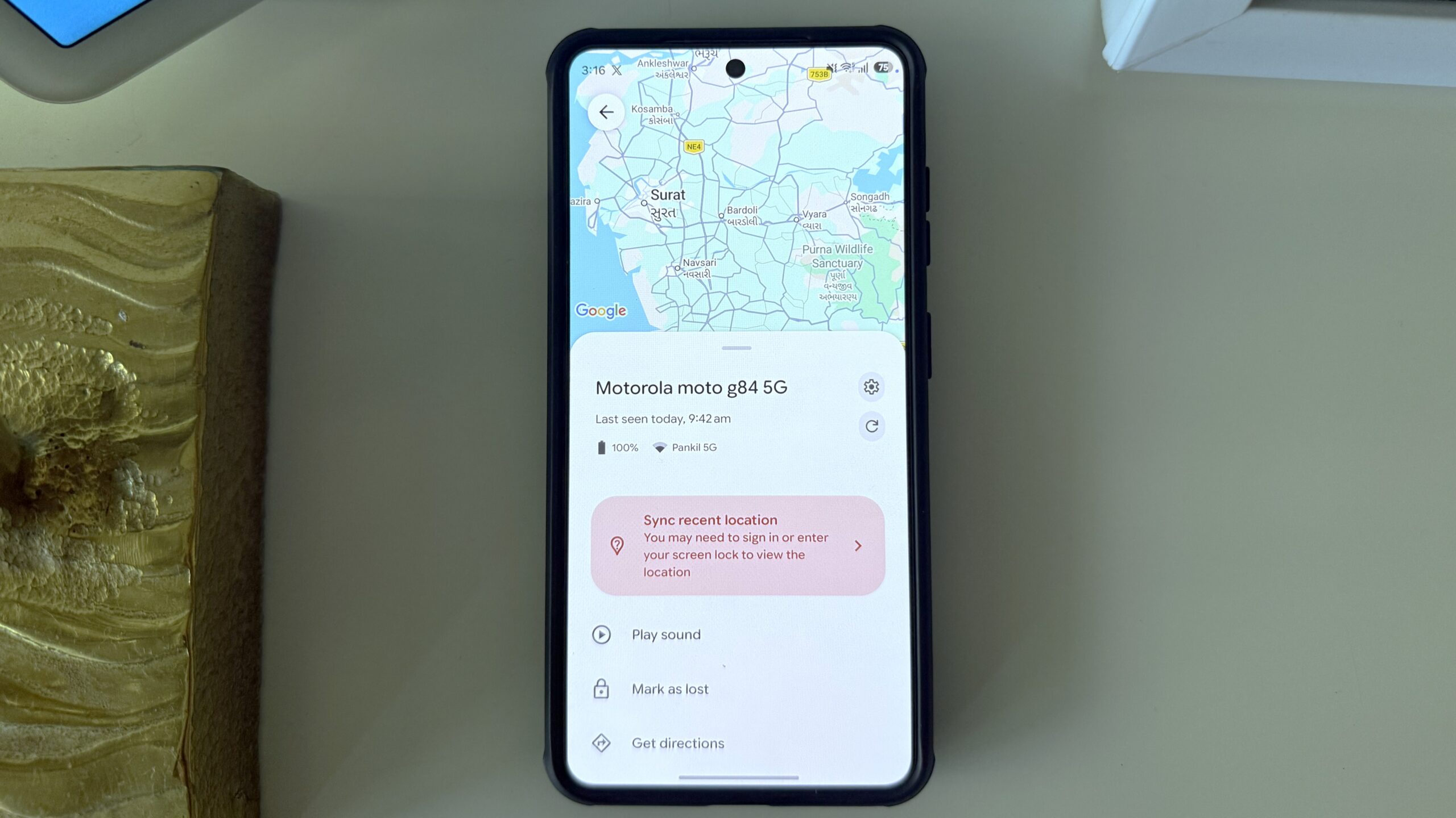 Find Hub app on Samsung Galaxy phone