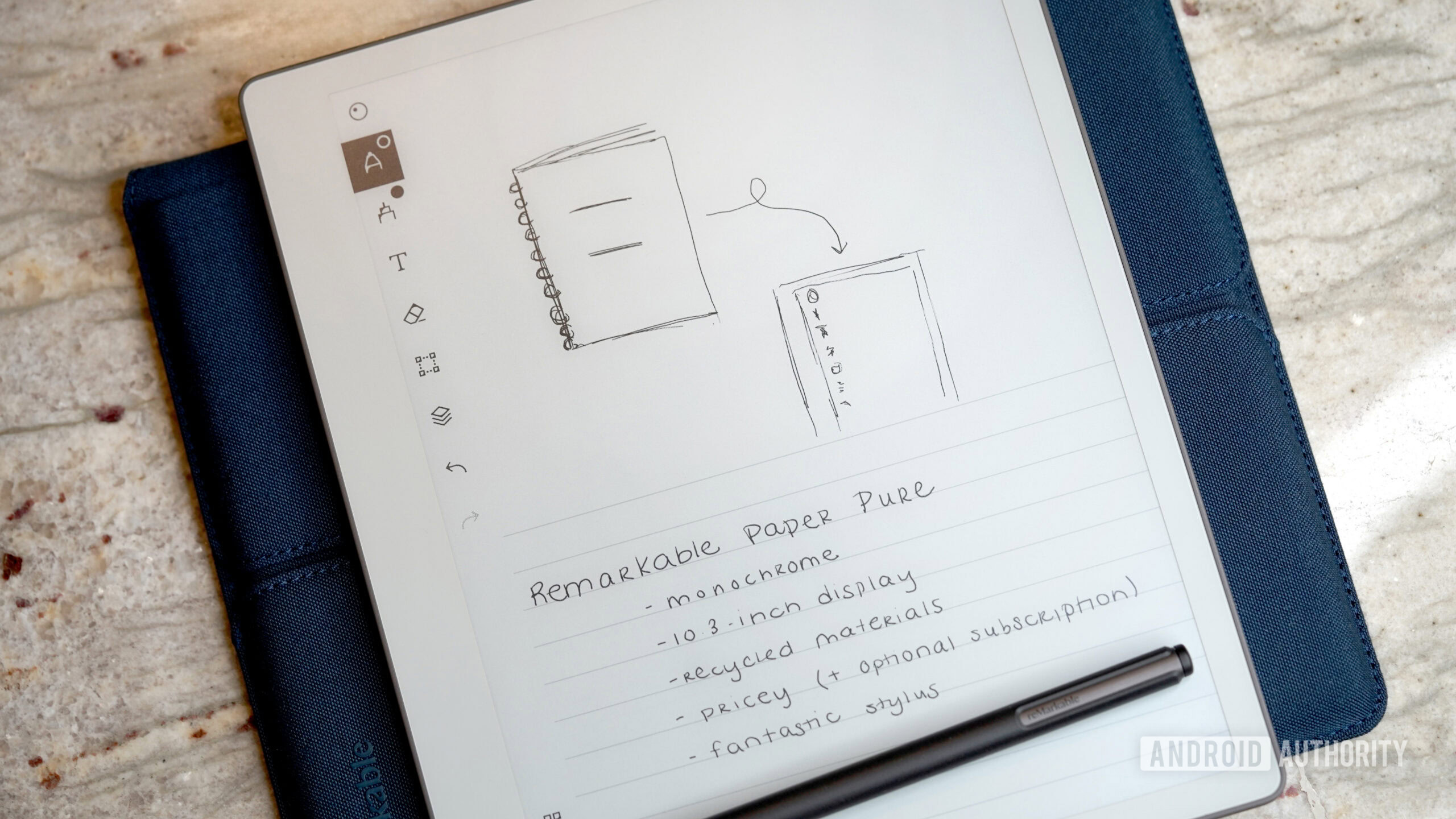 reMarkable Paper Pure product notes