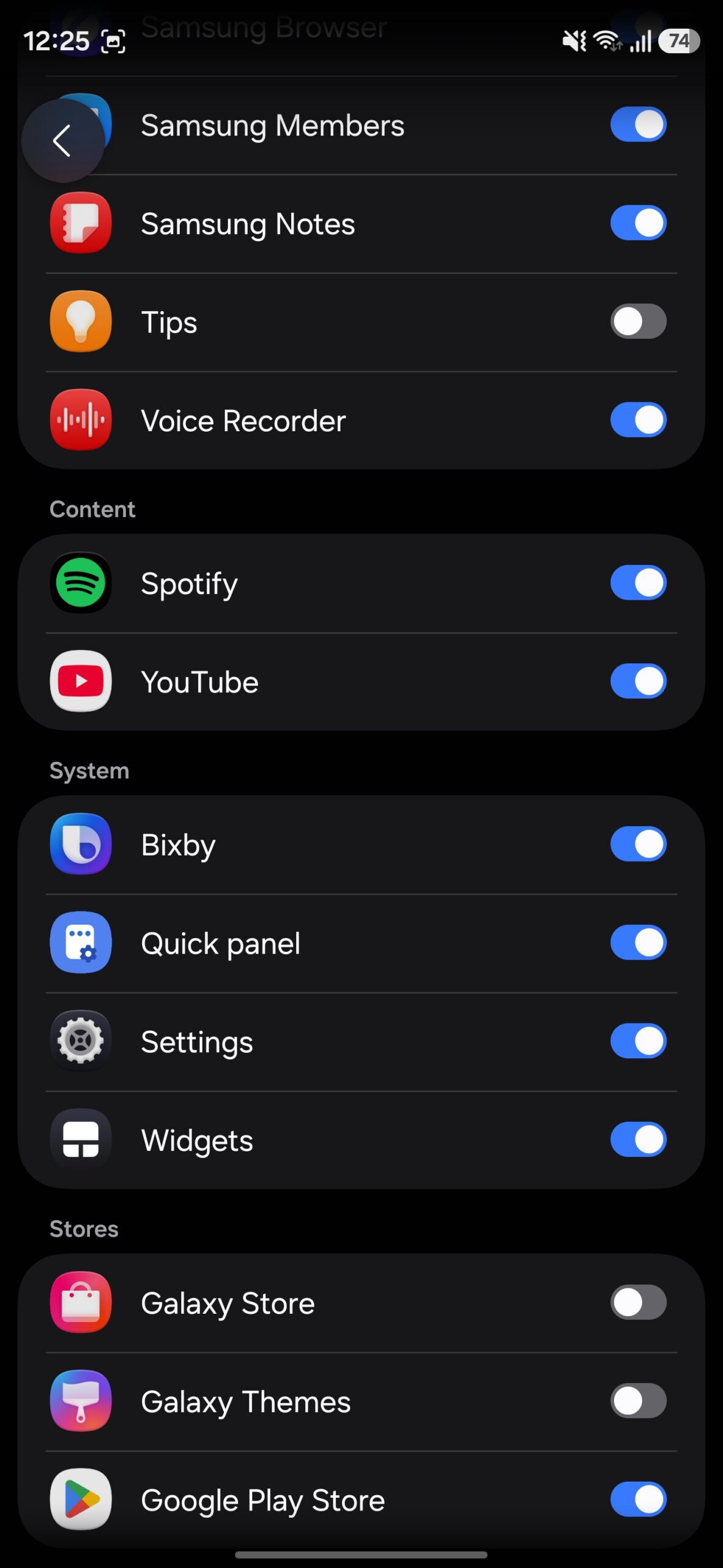 Disabling search results from apps in Finder.