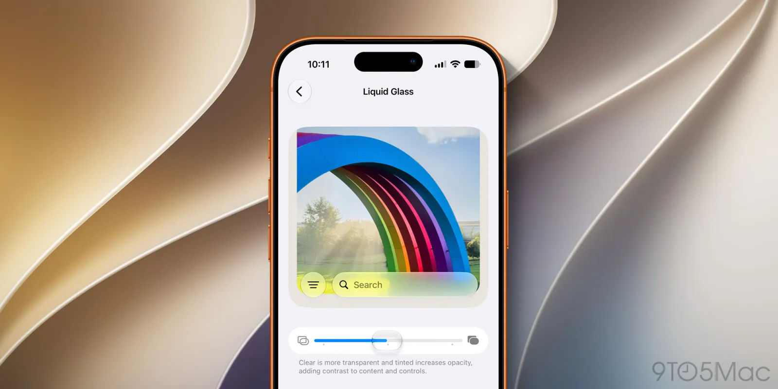 iOS 27 adds new Liquid Glass slider on iPhone, here’s what it lets you do