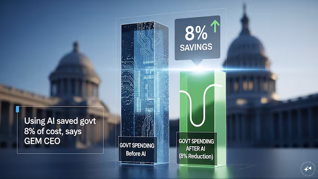 Using AI saved govt 8% of cost, says GEM CEO