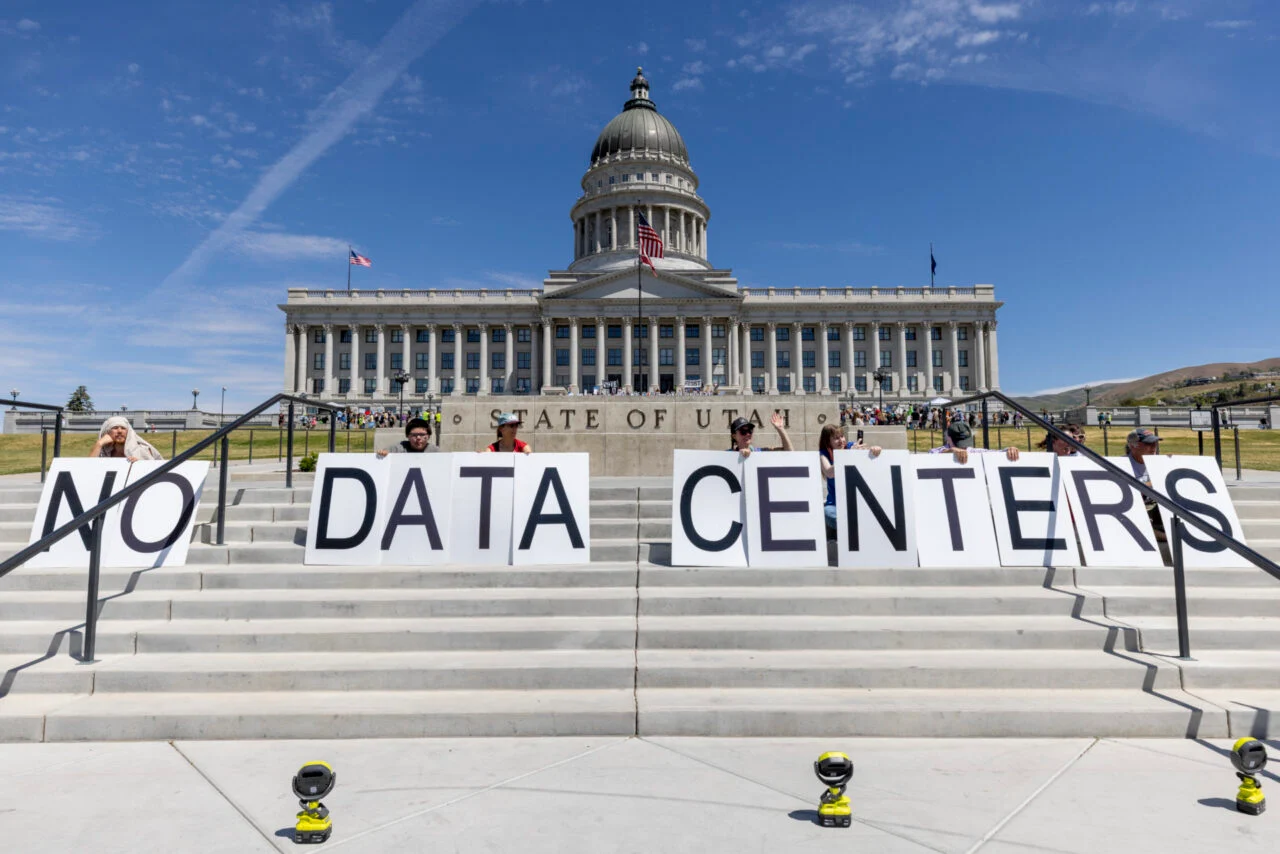 Utahns Protest Against Proposed Data Center At State Capitol
