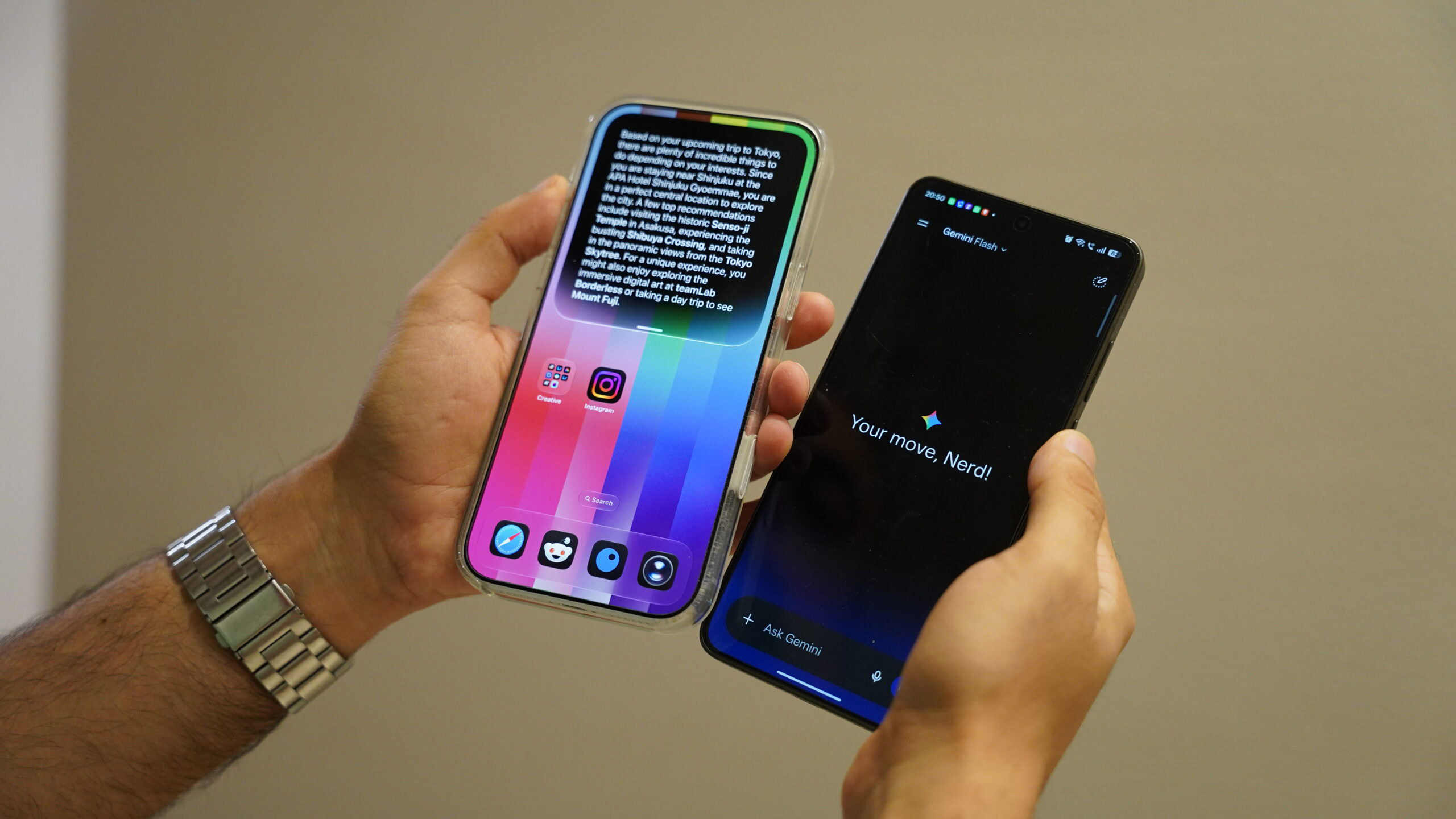 I spent 48 hours comparing Siri AI to Gemini — and Apple really impressed me