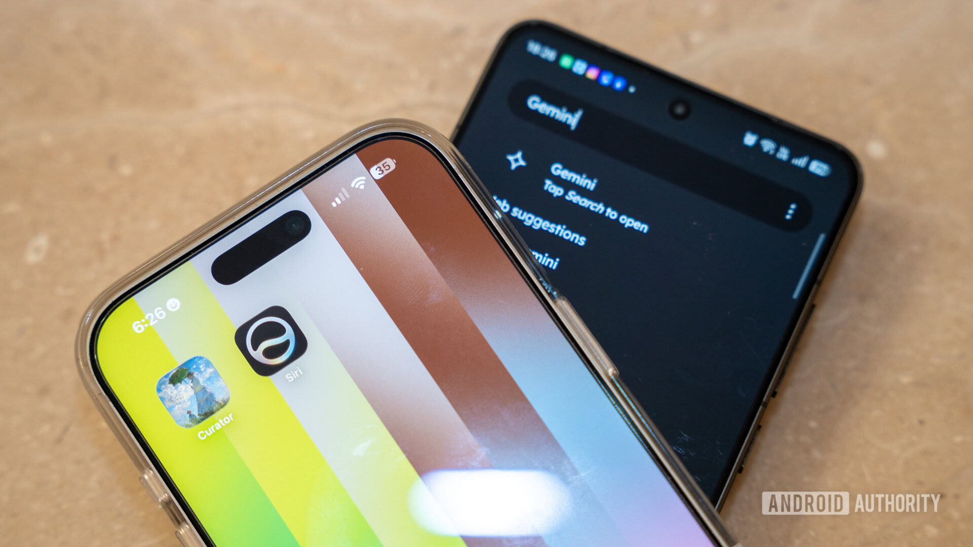Siri AI app on an iPhone.
