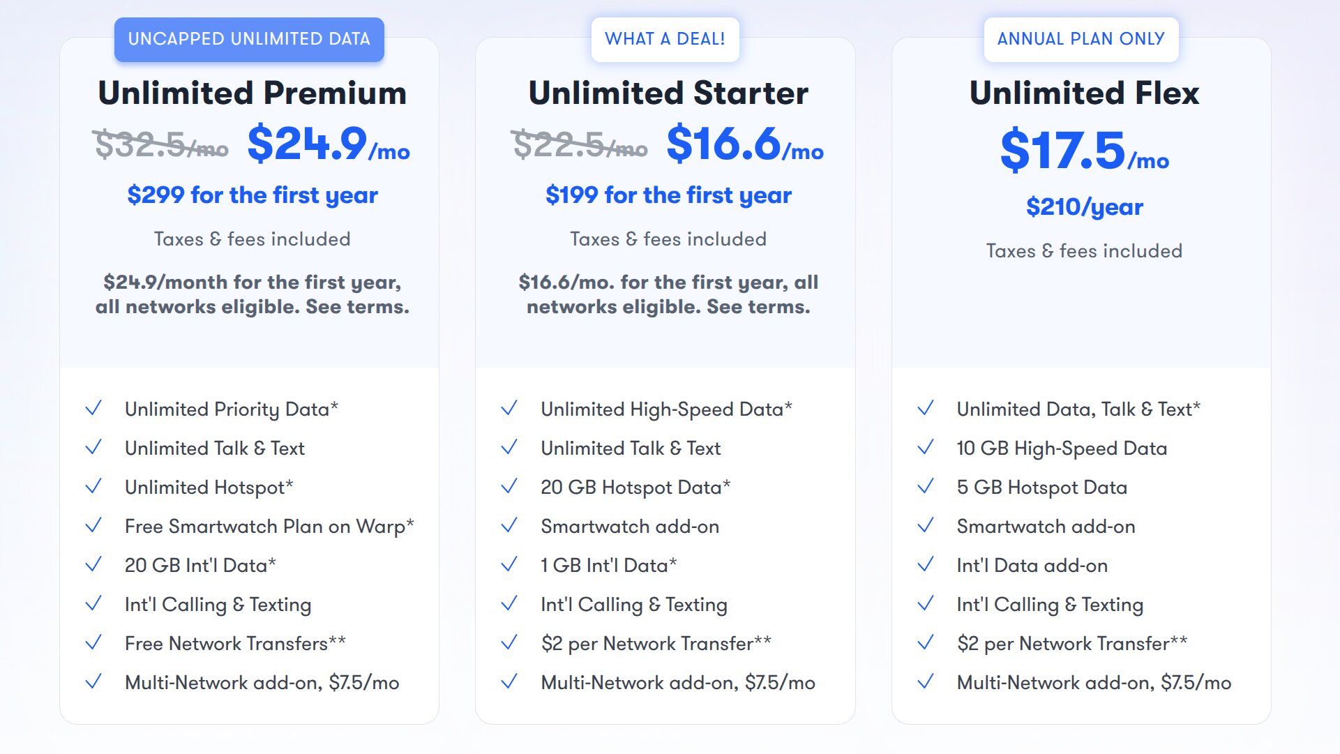 us mobile plans