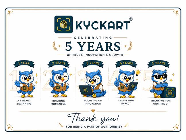 KYCKART Marks Five Years as Government Funded and Licensed Verification Infrastructure for Indian BFSI