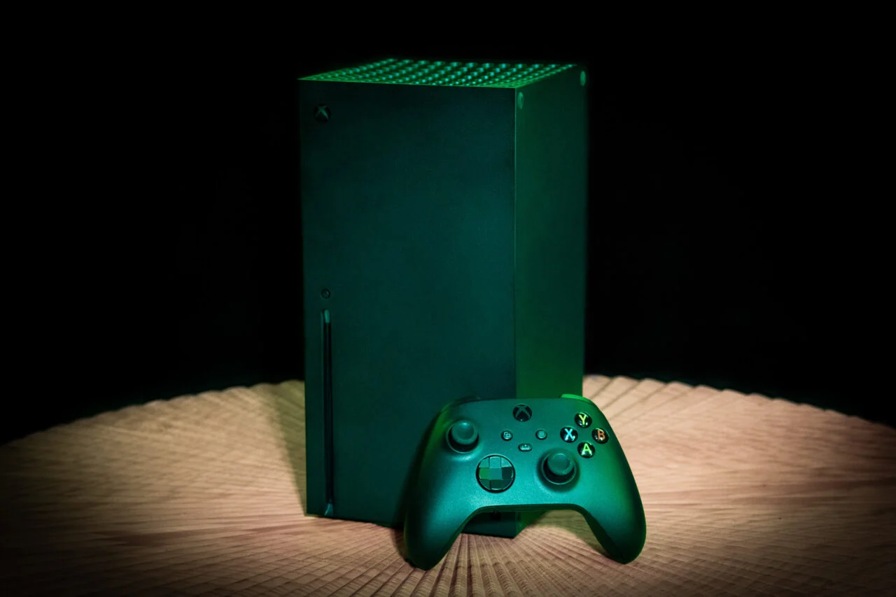 Xbox Series X with controller