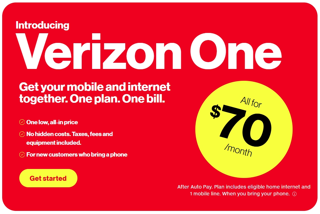 Verizon One plan Verizon One plan