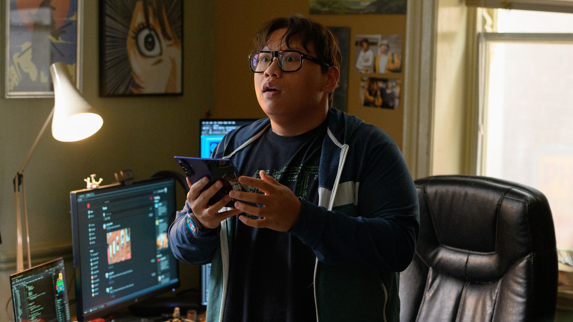 Ned Leeds using the Samsung Galaxy Z Fold 7