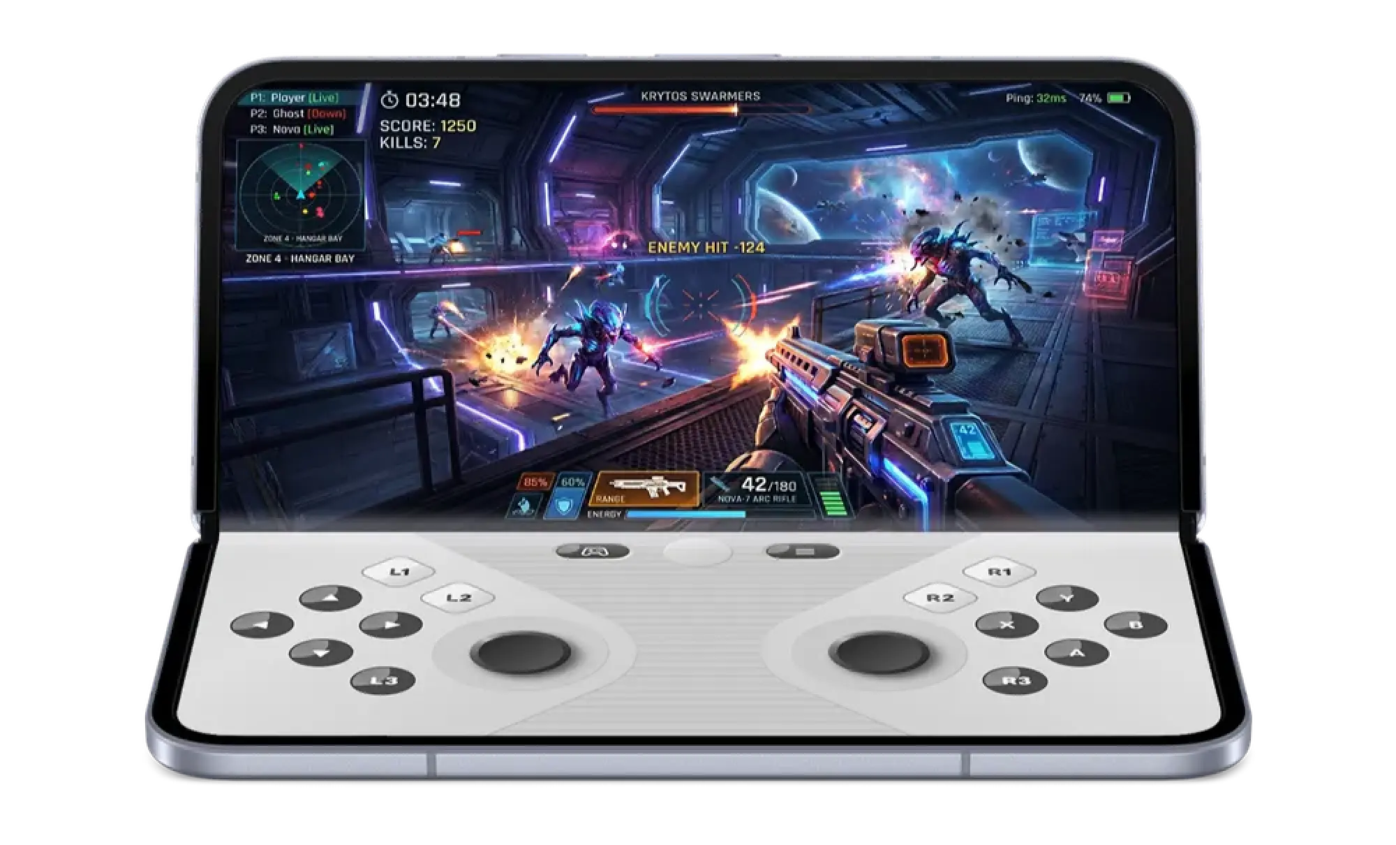 Foldable Gaming mode