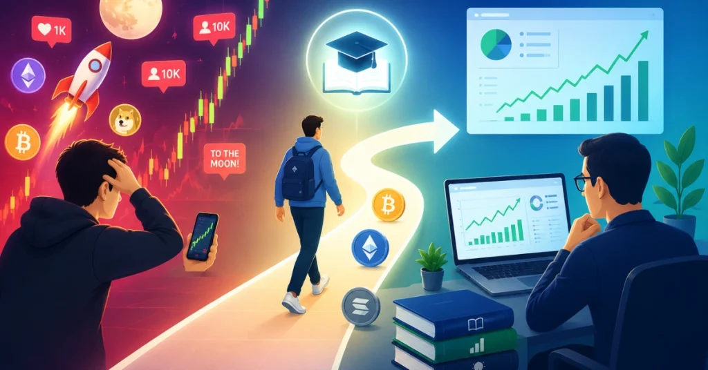 From Hype to Strategy: How Education Turns New Crypto Traders Into Smart Investors