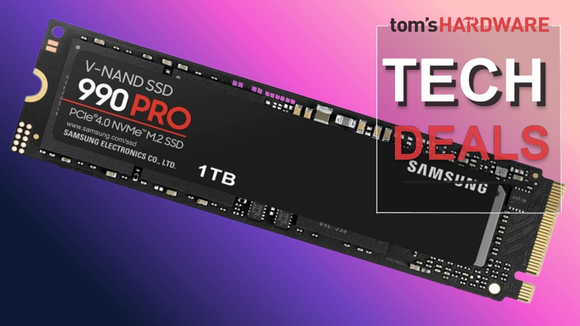 Fight the price rises on SSDs with this 31% saving on Samsung's brilliant 1TB 990 Pro SSD — now $219 at Amazon, lowest price since April