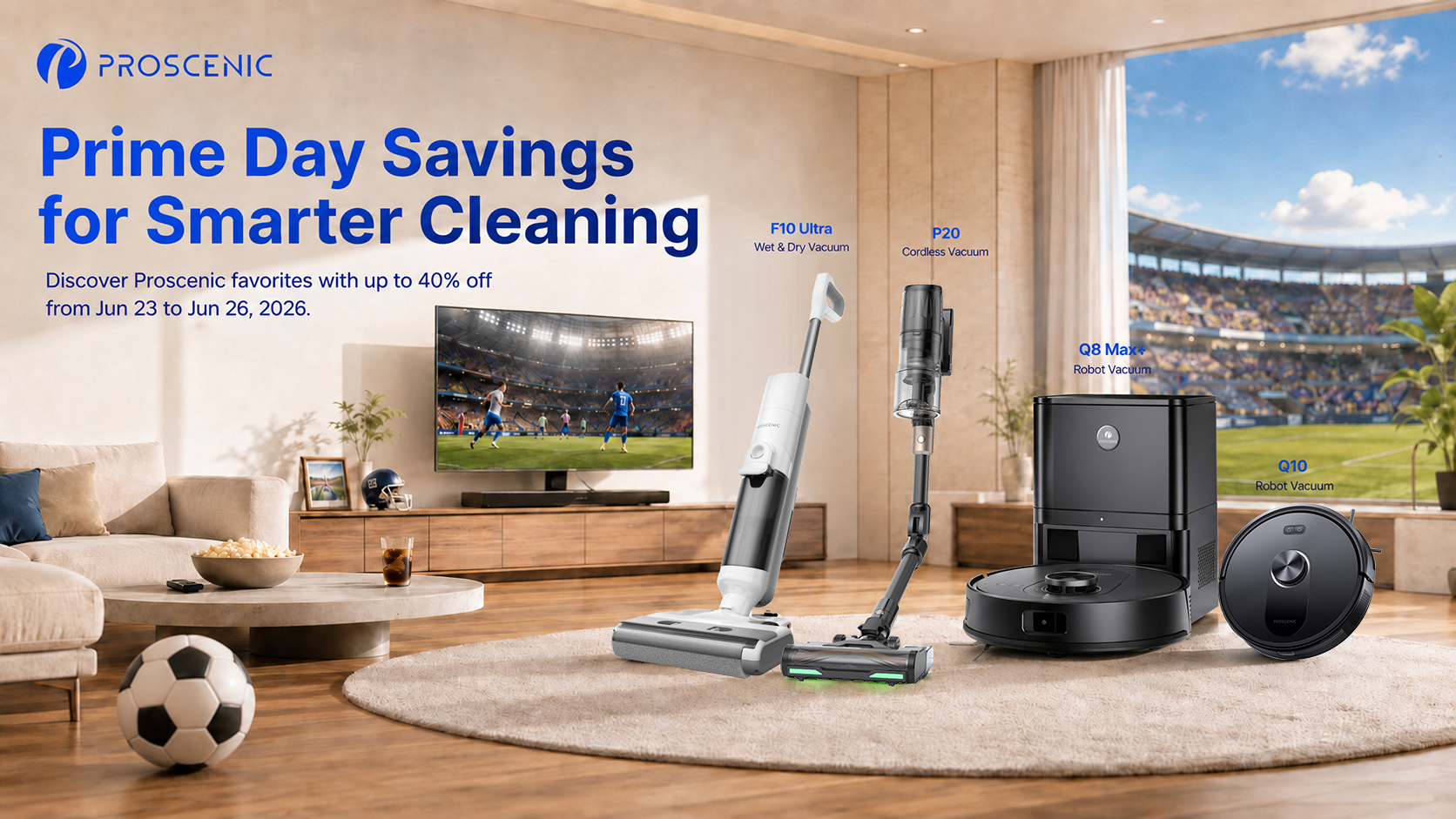 Proscenic Launches Prime Day Deals for Smarter Everyday Cleaning