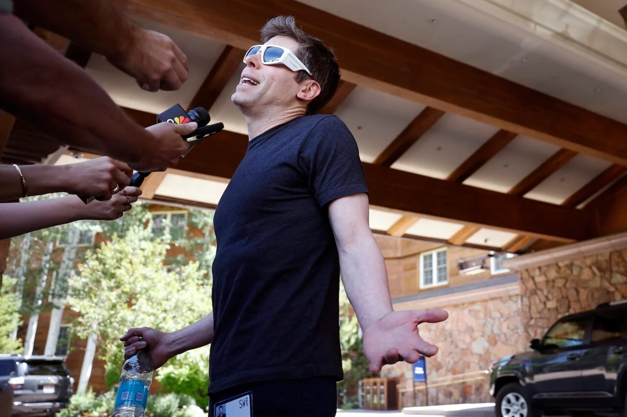 A photo of Sam Altman in 2025.