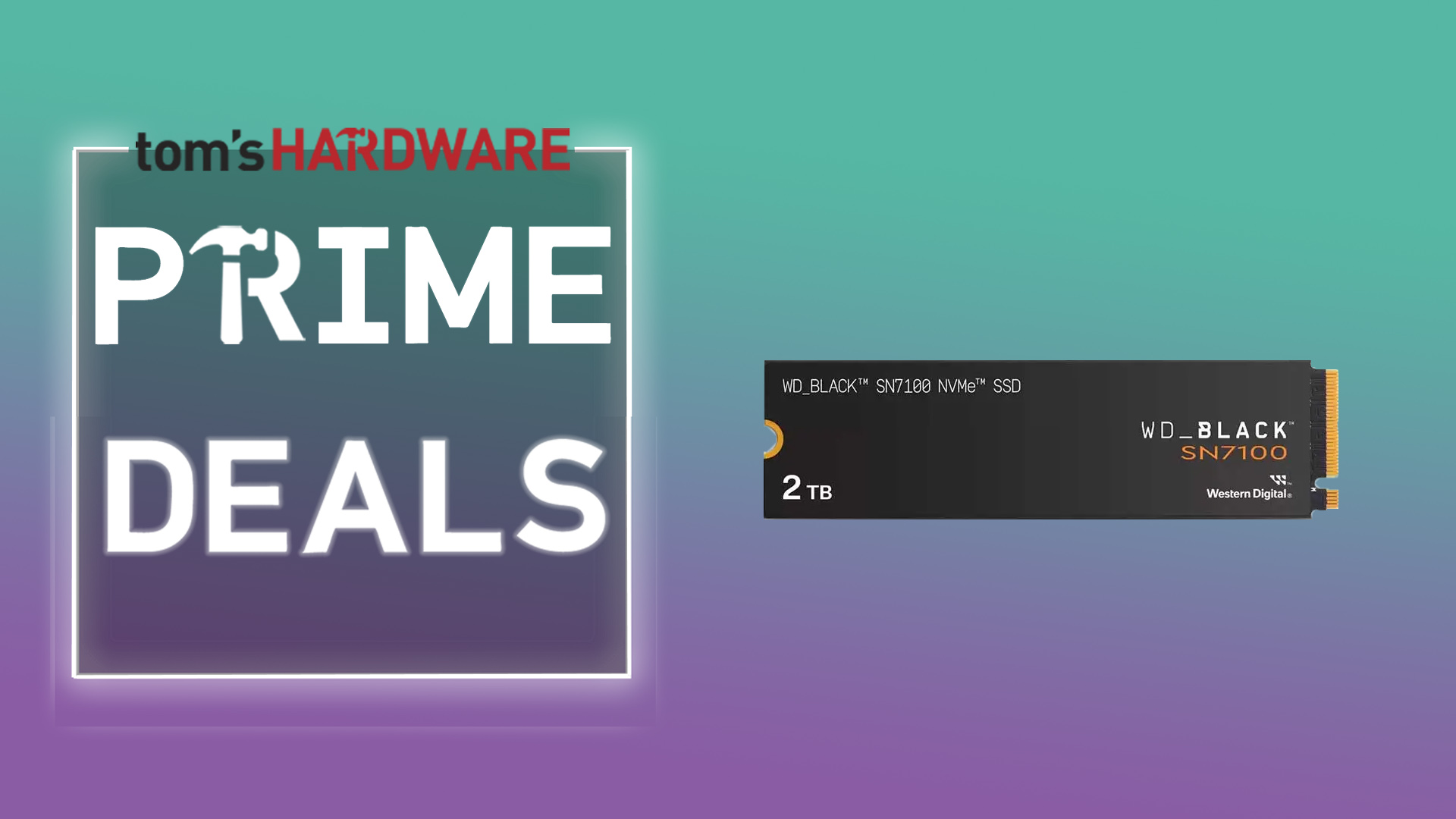 Deals post feature image for the WD Black SN7100 PCIe 4.0 2TB SSD