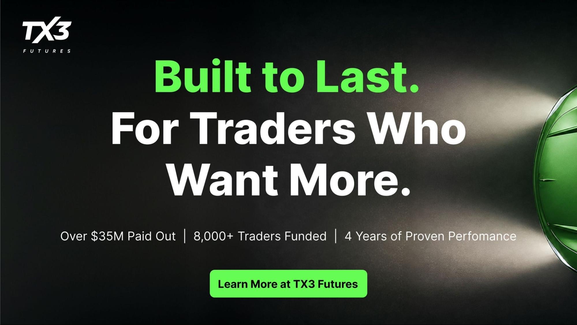 TX3 Futures Debuts Capital Funding Platform, Surpassing $35 Million in Cumulative Trader Payouts