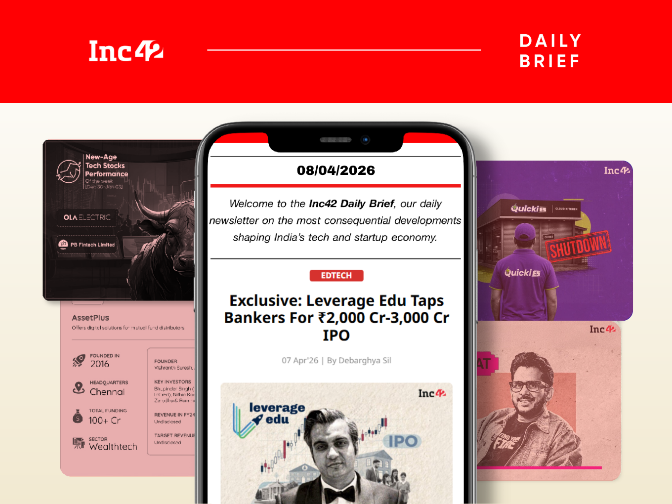 Leverage Edu’s IPO, Rebel Foods Shuts QuickiES & More