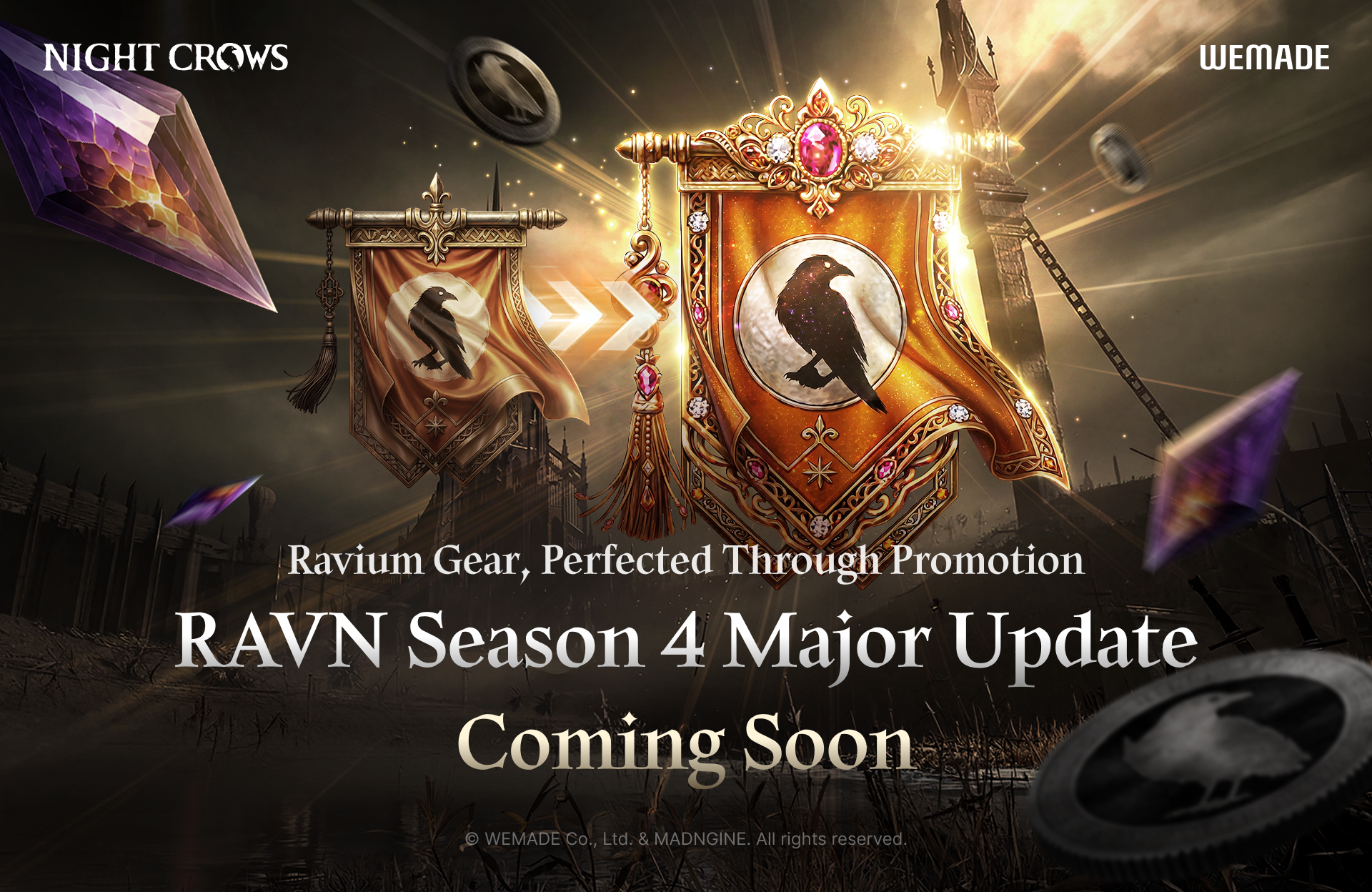 WEMADE to Launch RAVN Season 4 for NIGHT CROWS on June 30