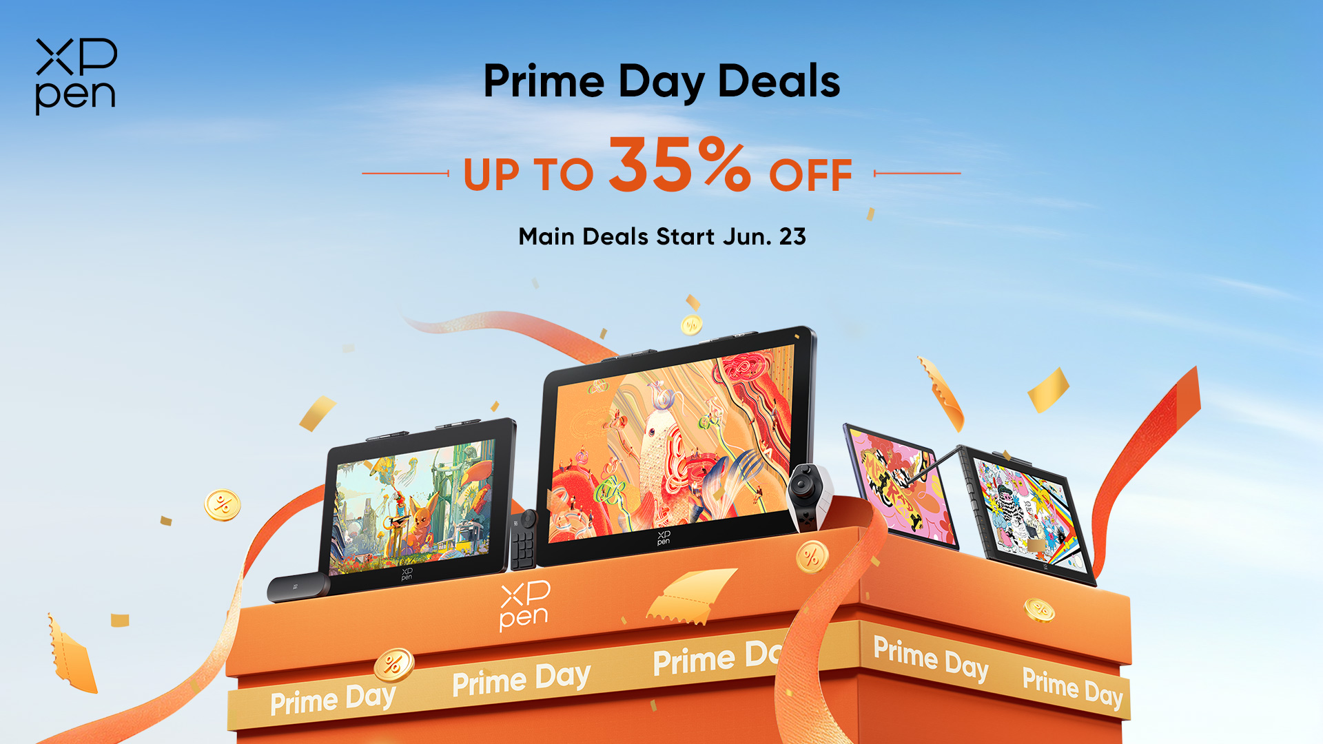 XPPen Unveils Amazon Prime Day 2026 Deals with Up to 35% Off Drawing Tablets