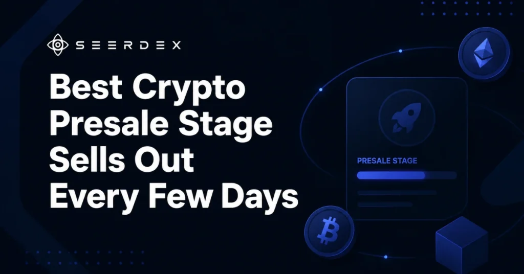 SeerDEX Best Crypto Presale Stage Sells Out Every Few Days — Community Momentum Builds Into TGE