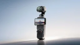 dji osmo pocket 4 on tripod outdoors