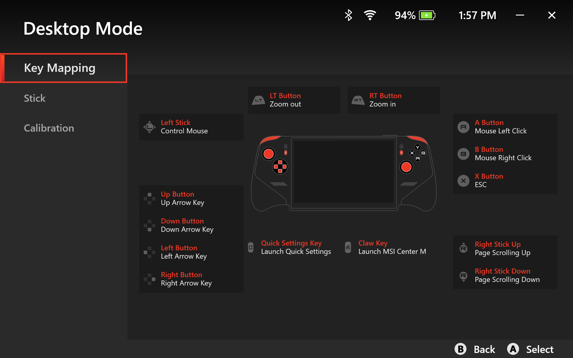 MSI Claw 8 EX AI+