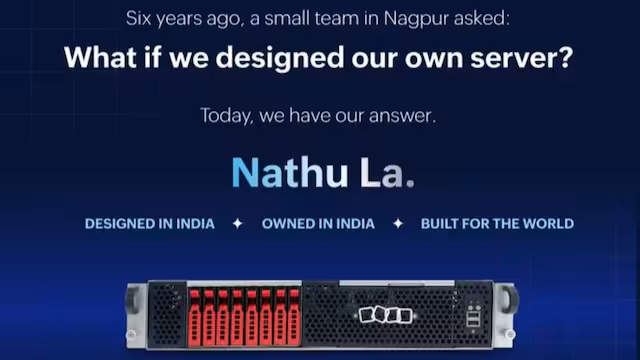 Zoho's India-designed Nathu La server to cut AI and data centre costs