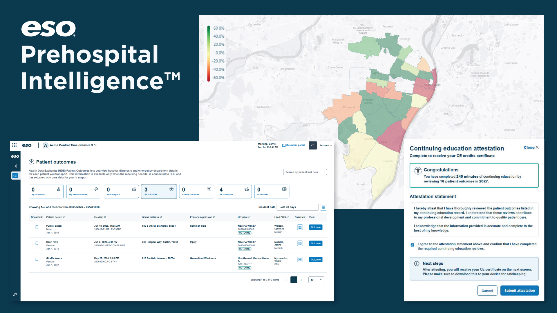 ESO Launches Prehospital Intelligence™ to Reduce Length of Stay and Strengthen EMS-Hospital Collaboration